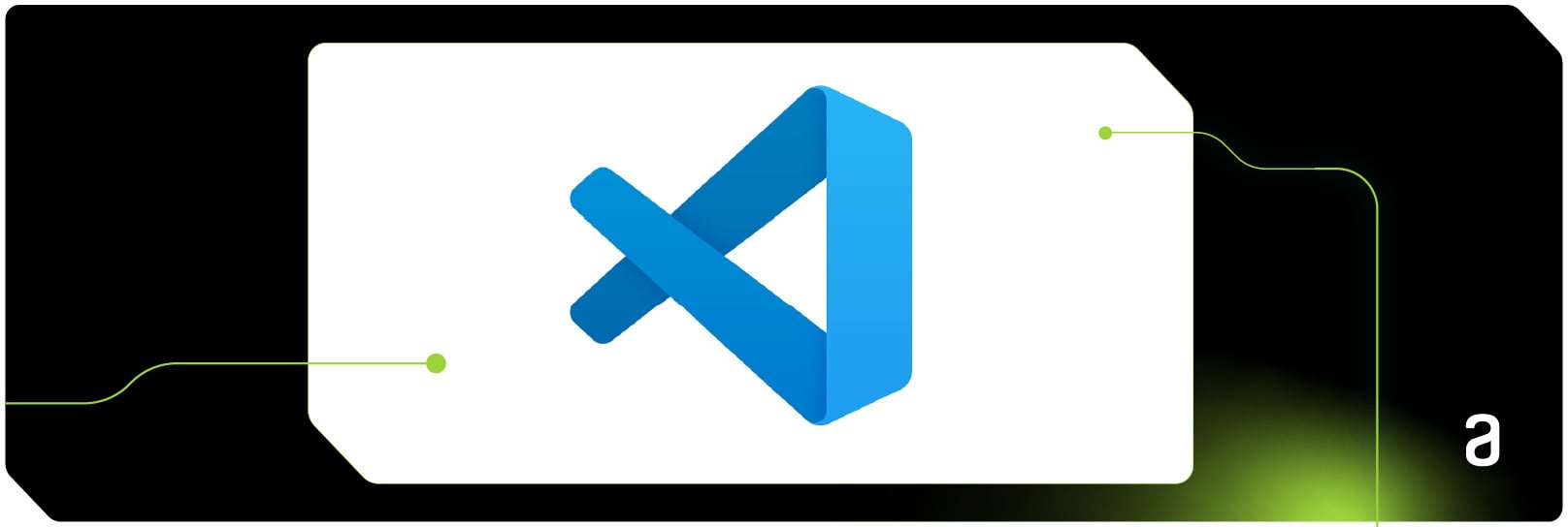 Logo do Visual Studio Code.