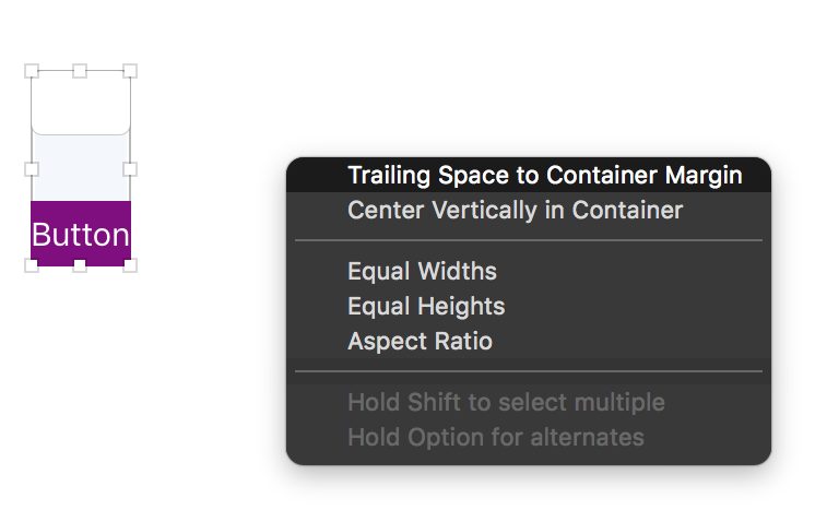 Trailing Space to Container Margin