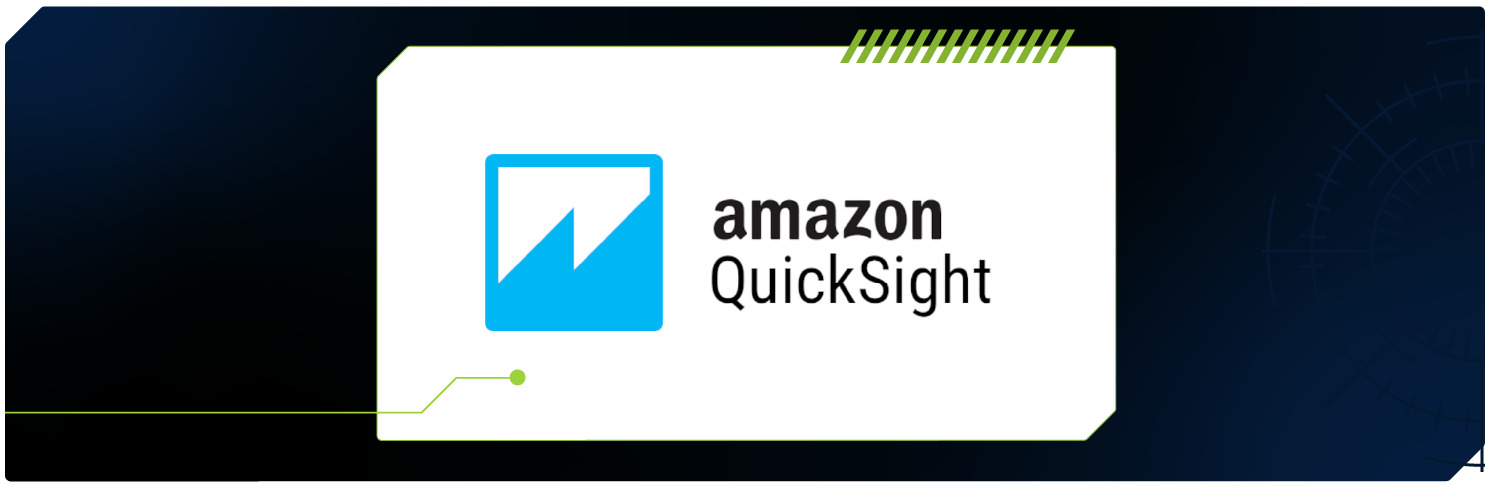 Logo AWS QuickSight.