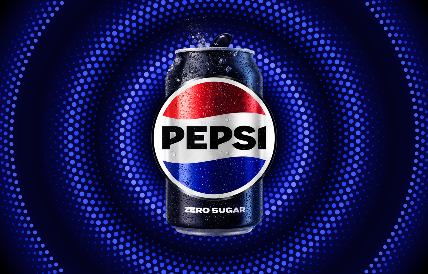 Na imagem aparece uma lata de Pepsi zero açúcar.