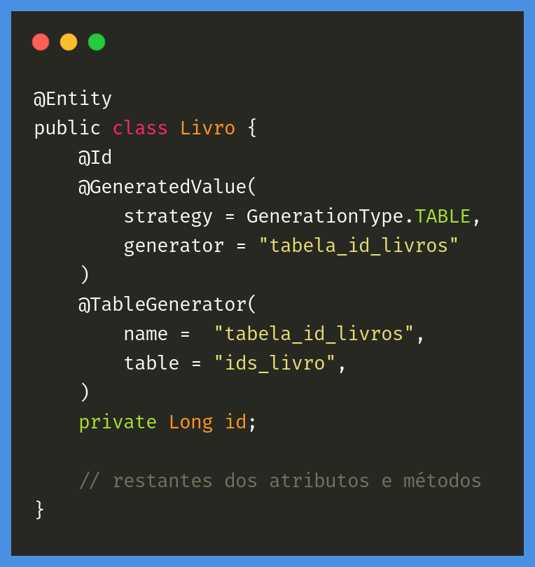 Entendendo a geração de chaves com JPA