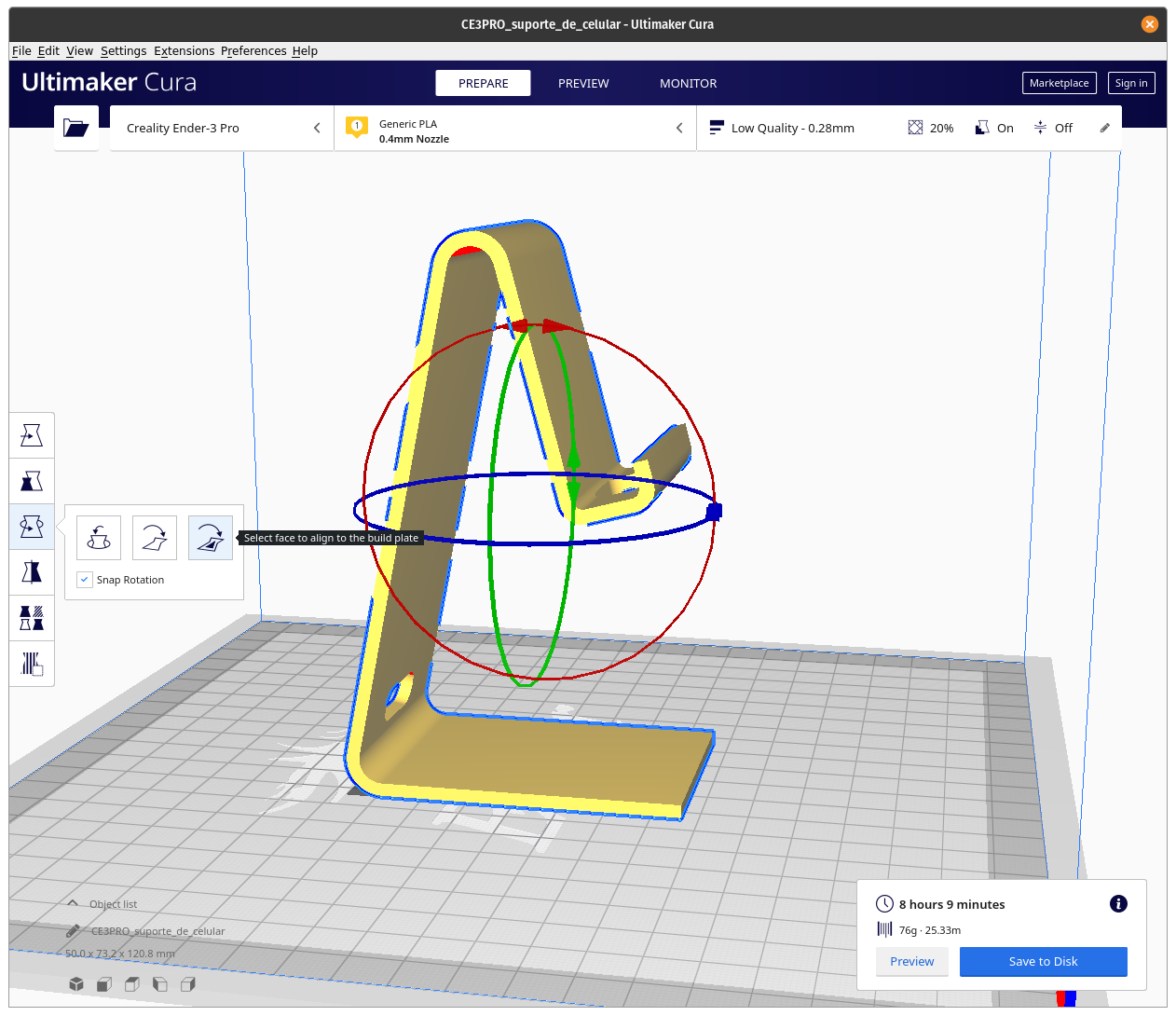 Como exportar um modelo 3D do Blender e utilizar na impressão 3D