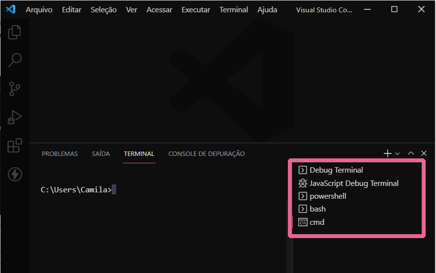 Como utilizar o terminal integrado do Visual Studio Code | Alura